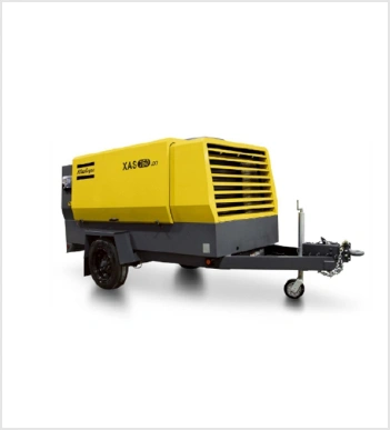 Compresor portátil a Diesel con capacidad de 750 CFM y Presión de trabajo de 100 psi
